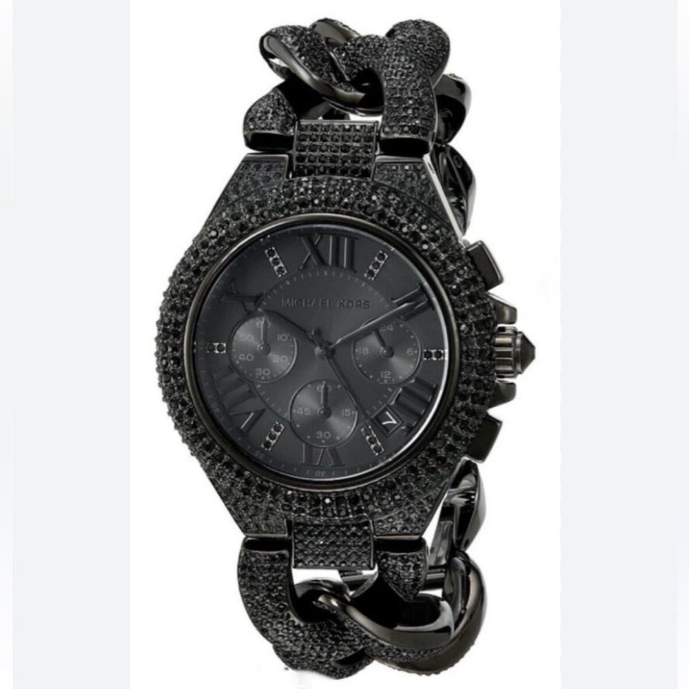 Michael Kors Camille Black Swarovski Watch